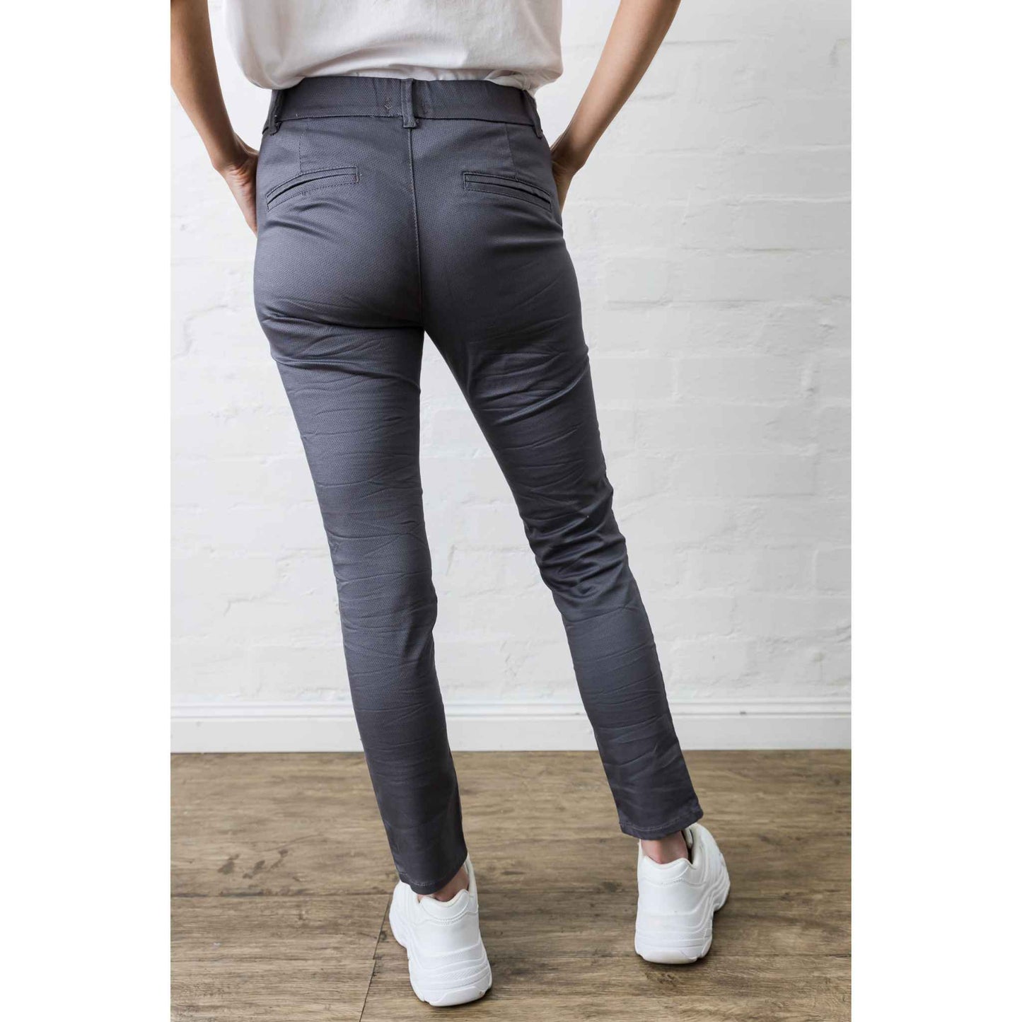 Bevy-Flog Dafna Pant | Light Grey Spot